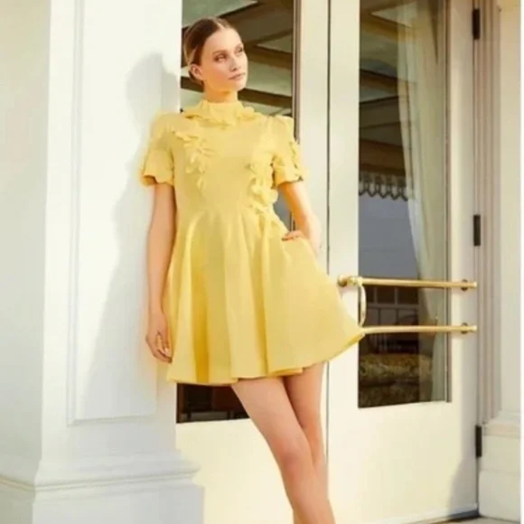 Antonio Melani sz 2 Iris floral dress in Sunshine nwt - Picture 3 of 8